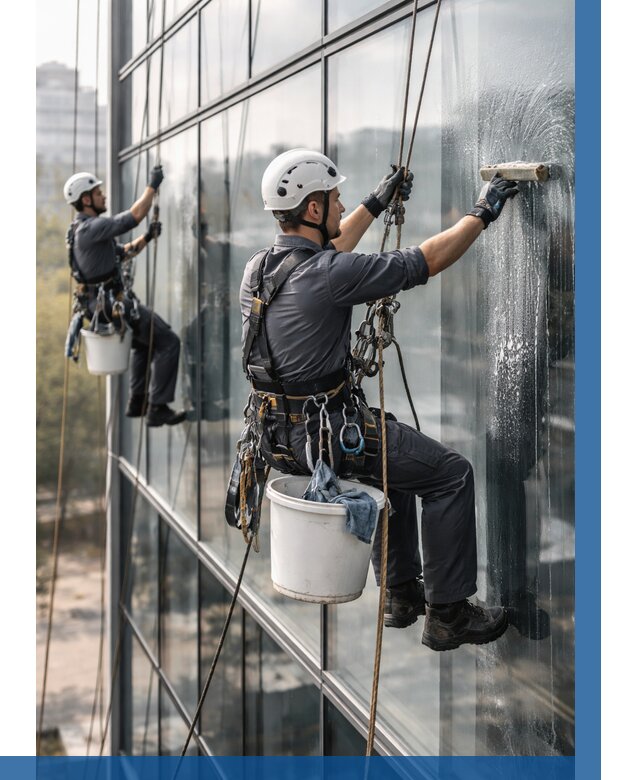 Мойка сплошного остекления в Краснодаре, заказать от 310 р.| ВЫСОТНИК-Ксд