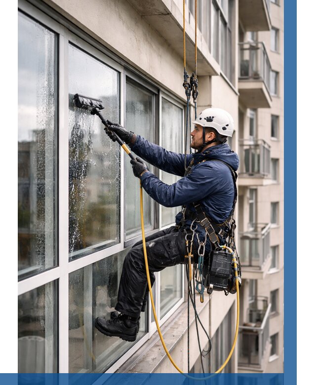 Мойка балконного остекления в Краснодаре от 3612 р. | ВЫСОТНИК-Ксд