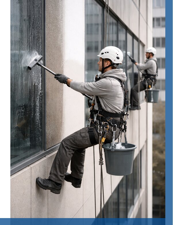 Мойка фасадов зданий в Краснодаре под ключ от 361 р. | ВЫСОТНИК-Ксд