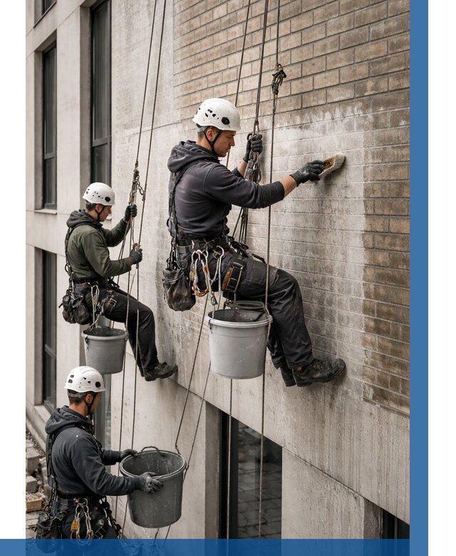 Удаление высолов с фасада в Краснодаре от 258 р. | ВЫСОТНИК-Ксд