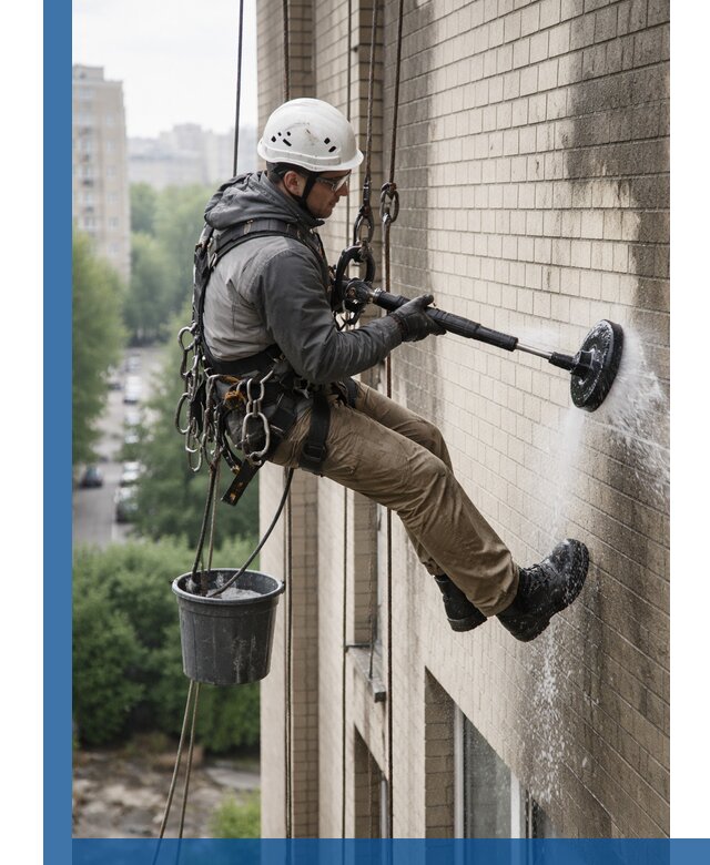 Очистка фасада от копоти в Краснодаре профессионально и безопасно