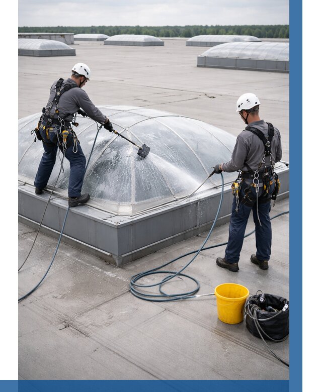 Мойка зенитных фонарей в Краснодаре, заказать от 4644 р. | ВЫСОТНИК-Ксд