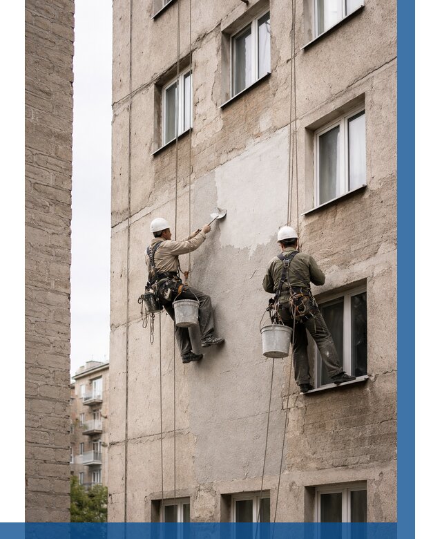 Косметический ремонт фасада в Краснодаре от 1135 р. | ВЫСОТНИК-Ксд