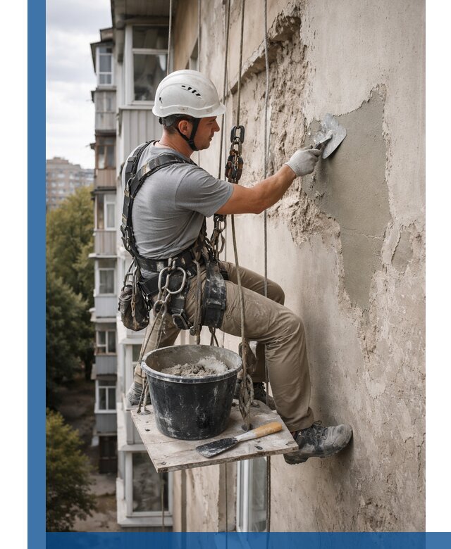 Восстановление фасадной штукатурки в Краснодаре с гарантией качества