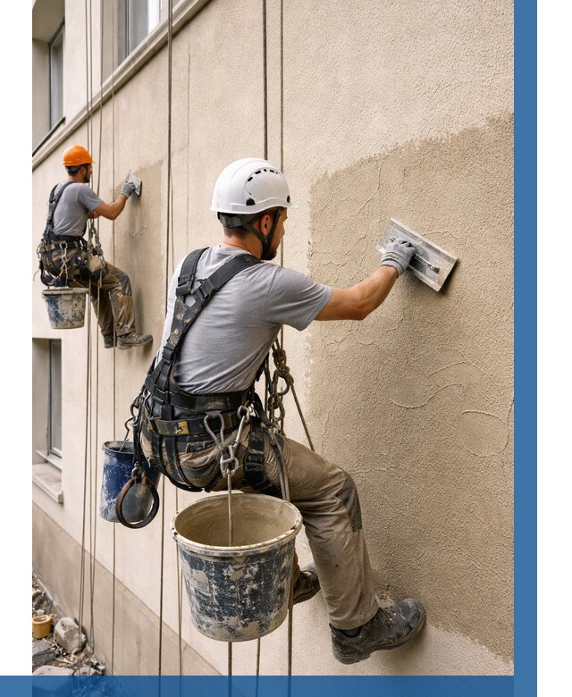 Декоративная штукатурка фасада в Краснодаре от 1238 р. | ВЫСОТНИК-Ксд