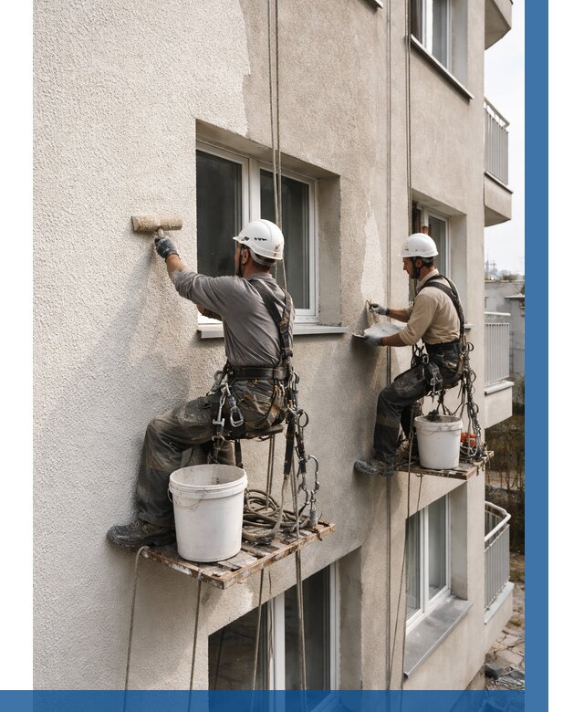 Нанесение короеда на фасад в Краснодаре от 464 р. | ВЫСОТНИК-Ксд