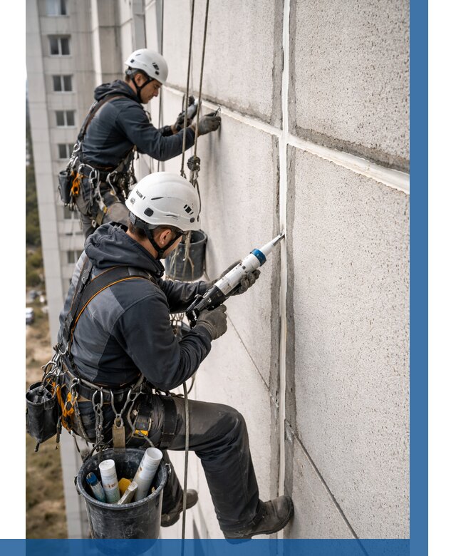 Герметизация межпанельных швов в Краснодаре от 722 р. | ВЫСОТНИК-Ксд