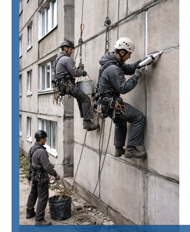 Герметизация межпанельных швов в Краснодаре с гарантией герметичности