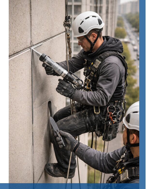 Первичная герметизация швов в Краснодаре от 619 р. | ВЫСОТНИК-Ксд