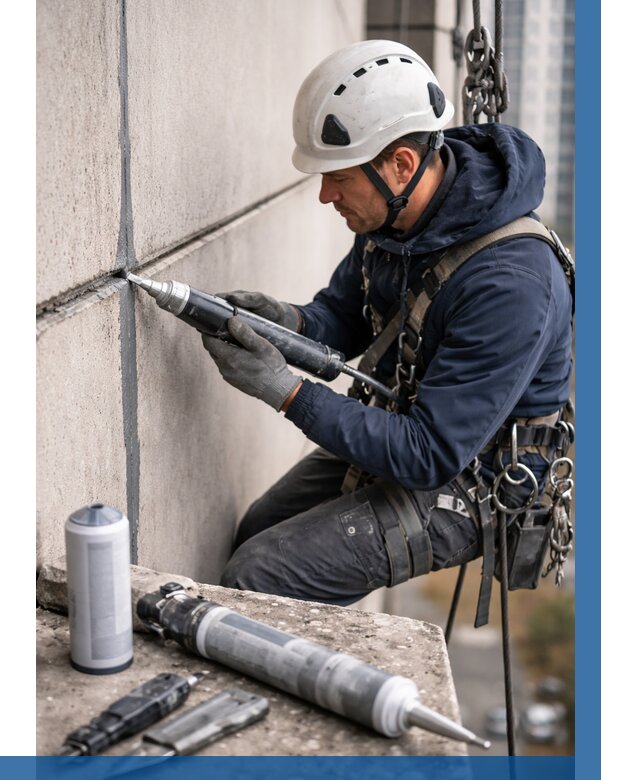 Вторичная герметизация швов в Краснодаре от 464 р. | ВЫСОТНИК-Ксд