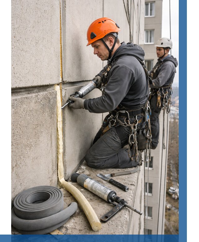 Теплый шов межпанельные швы в Краснодаре от 722 р. | ВЫСОТНИК-Ксд