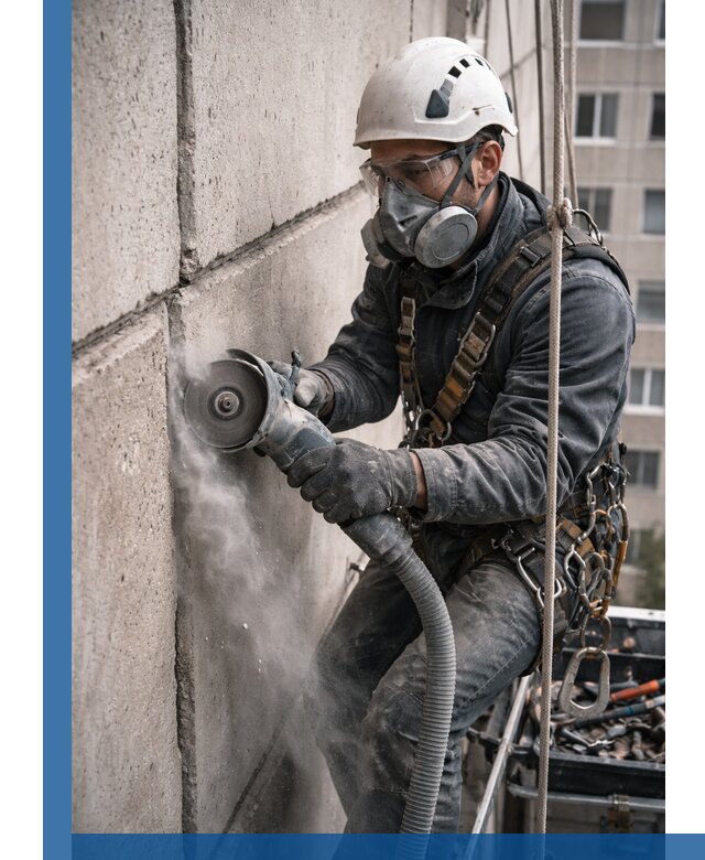 Штробление межпанельных швов в Краснодаре качественно и быстро