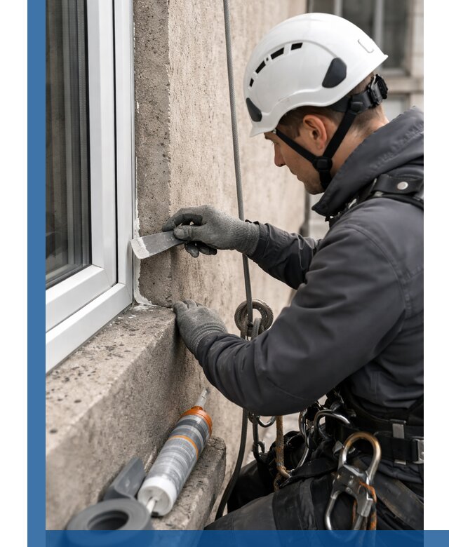 Герметизация монтажных швов окон в Краснодаре с гарантией качества