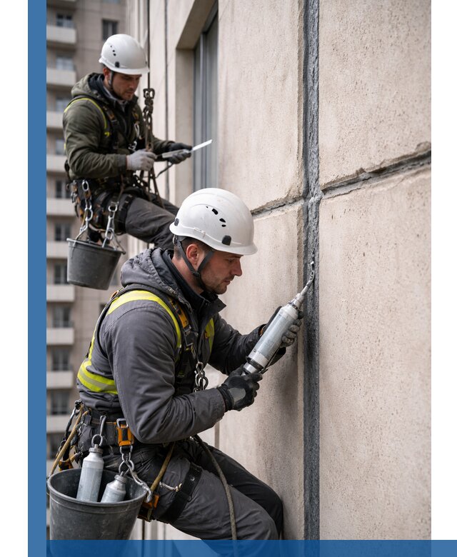 Герметизация деформационных швов фасада в Краснодаре качественно