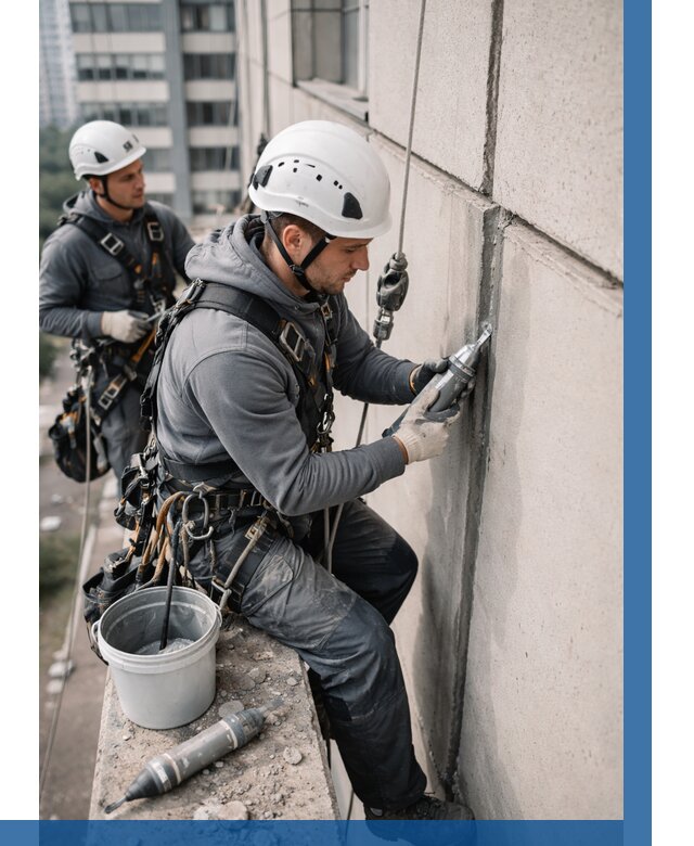 Ремонт деформационных швов здания в Краснодаре от 1032 р. | ВЫСОТНИК-Ксд