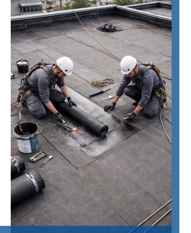 Ремонт мягкой кровли под ключ в Краснодаре от 722 р. | ВЫСОТНИК-Ксд