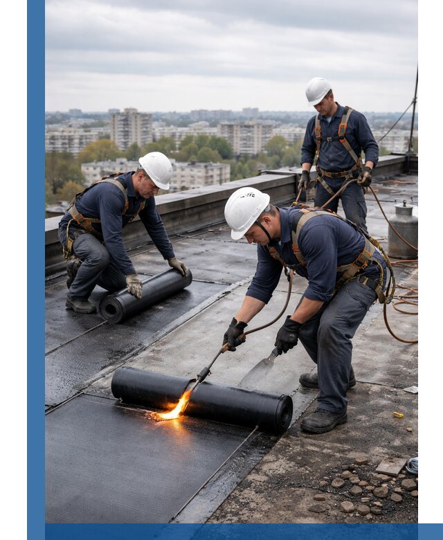 Ремонт наплавляемой кровли в Краснодаре качественно и надежно