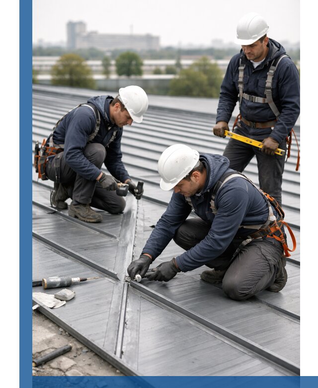 Ремонт фальцевой кровли в Краснодаре срочно и качественно