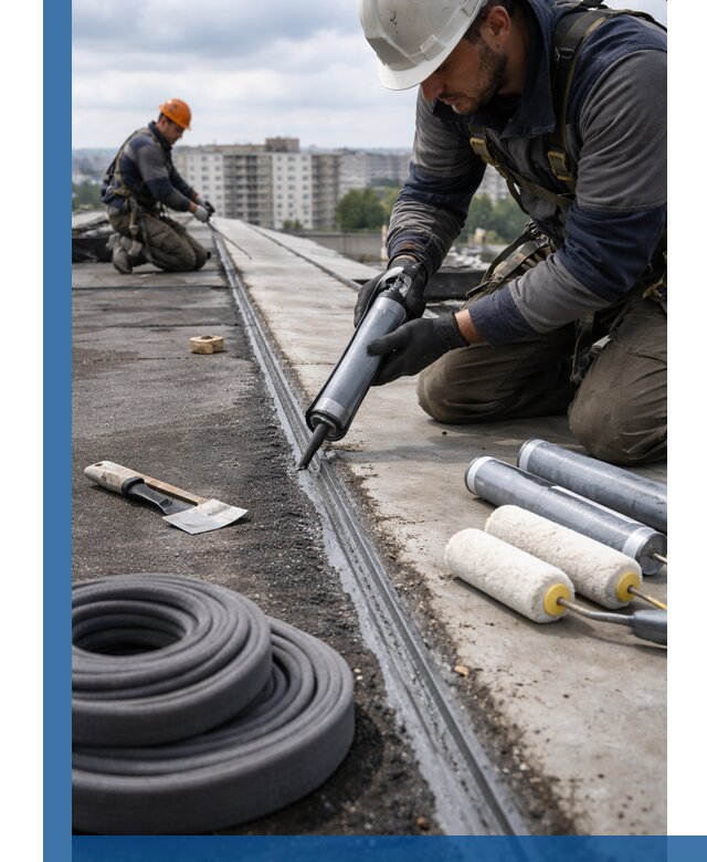 Герметизация швов кровли в Краснодаре с гарантией герметичности