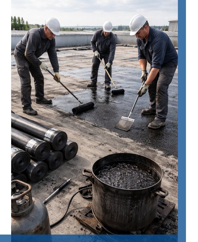 Гидроизоляция кровли мастикой в Краснодаре от 619 р. | ВЫСОТНИК-Ксд