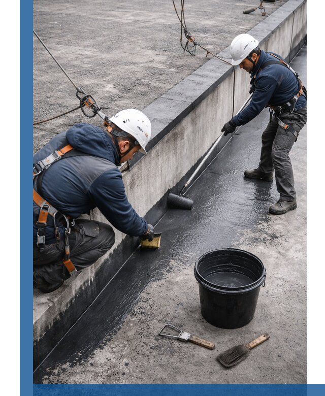 Гидроизоляция кровли жидкой резиной профессионально в Краснодаре