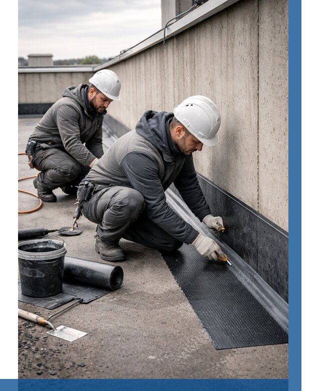 Гидроизоляция примыканий на кровле в Краснодаре от 929 р. | ВЫСОТНИК-Ксд