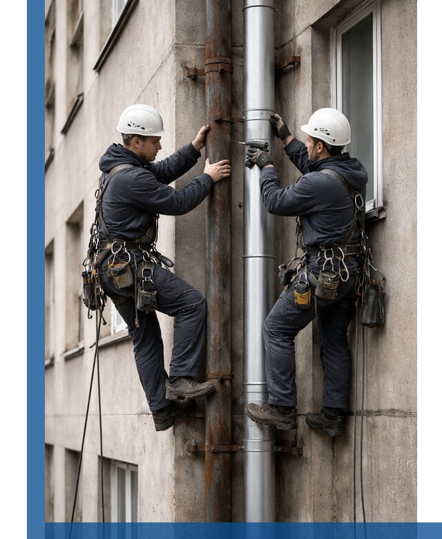 Замена водосточных труб в Краснодаре: монтаж и демонтаж под ключ