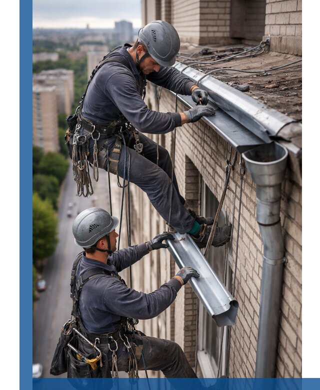 Ремонт водосточных желобов в Краснодаре, быстро и качественно