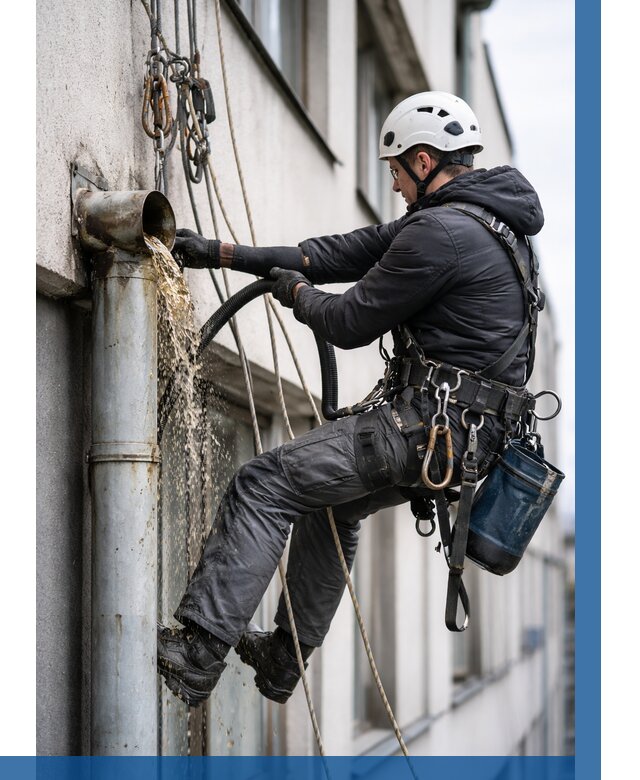 Прочистка водосточных труб в Краснодаре от 3612 р. | ВЫСОТНИК-Ксд