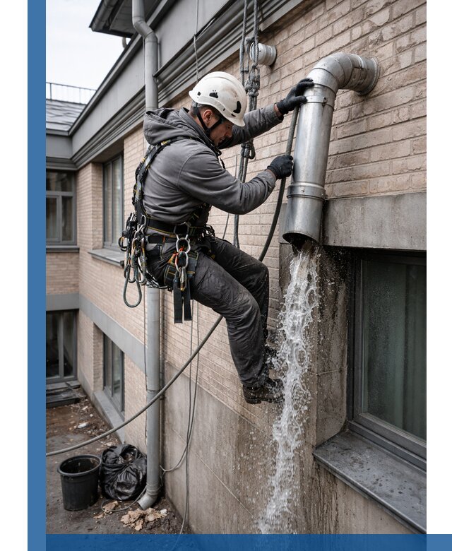 Профессиональная прочистка водосточных труб в Краснодаре с гарантией