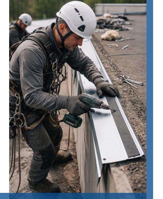 Монтаж капельника на кровле в Краснодаре от 310 р. | ВЫСОТНИК-Ксд