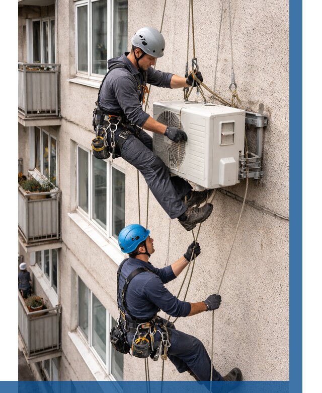 Перенос внешнего блока кондиционера в Краснодаре от 9287 р.| ВЫСОТНИК-Ксд