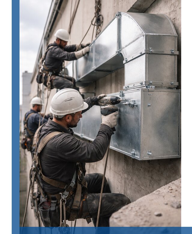 Профессиональный монтаж вентиляционных коробов в Краснодаре под ключ