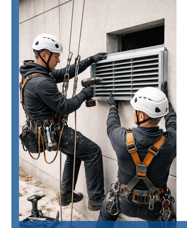 Монтаж вентиляционных решеток в Краснодаре профессиональный сервис