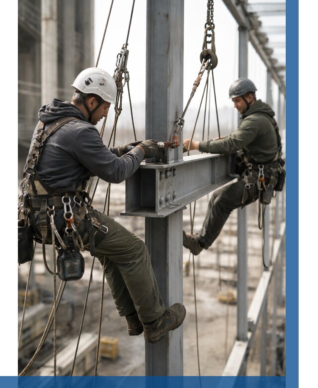 Монтаж металлоконструкций на высоте в Краснодаре от 3612 р. | ВЫСОТНИК-Ксд