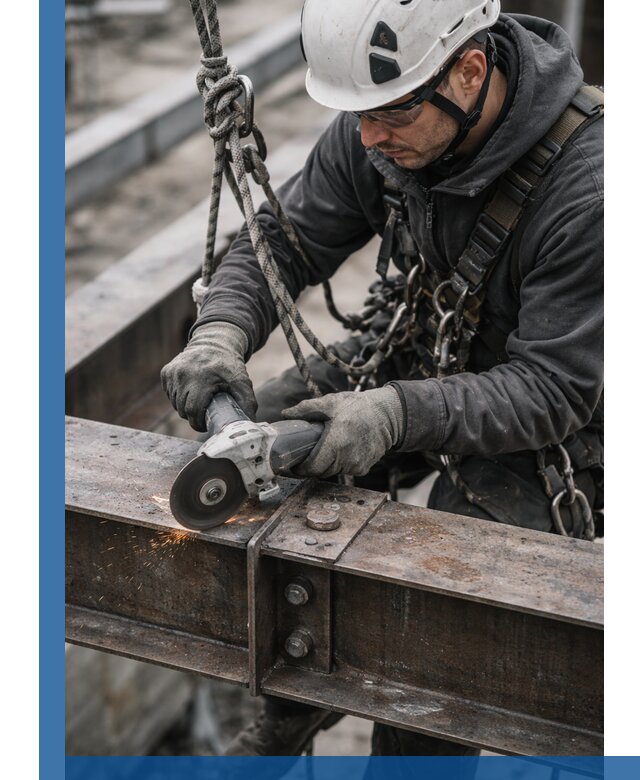 Резка металла на высоте в Краснодаре для зданий и конструкций