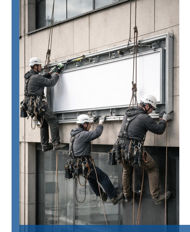 Профессиональный монтаж светового короба под ключ в Краснодаре