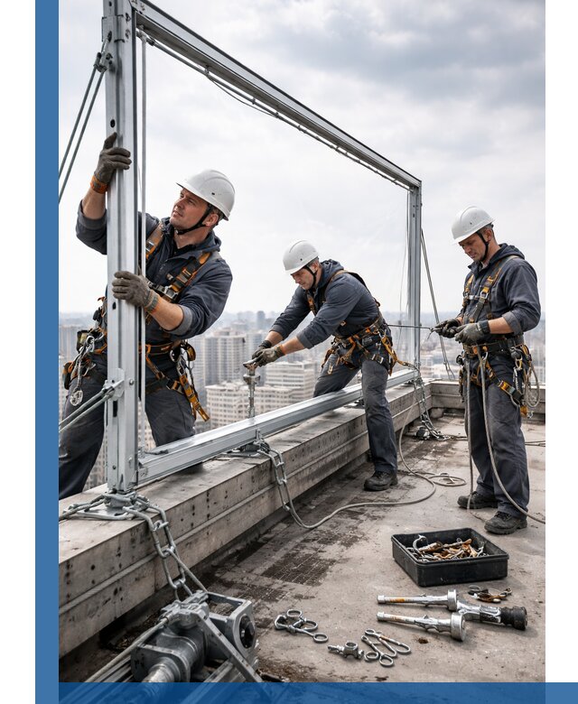 Монтаж крышных рекламных конструкций под ключ в Краснодаре