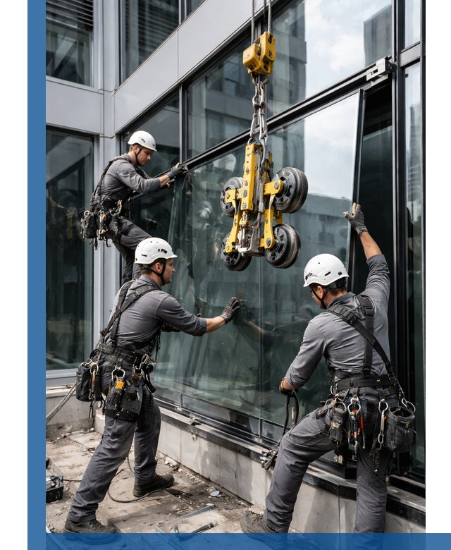 Структурное остекление фасадов в Краснодаре монтаж и обслуживание