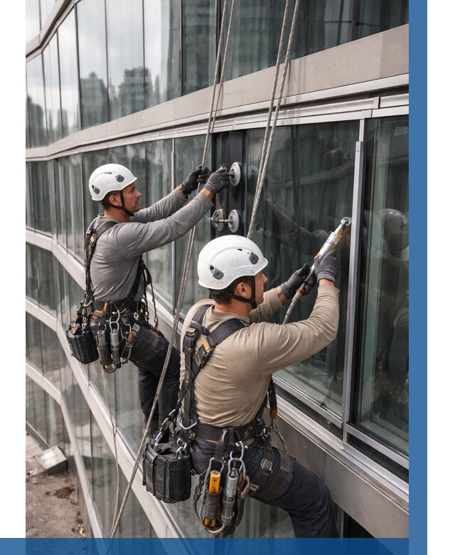 Радиусное остекление фасада в Краснодаре от 12383 р. | ВЫСОТНИК-Ксд