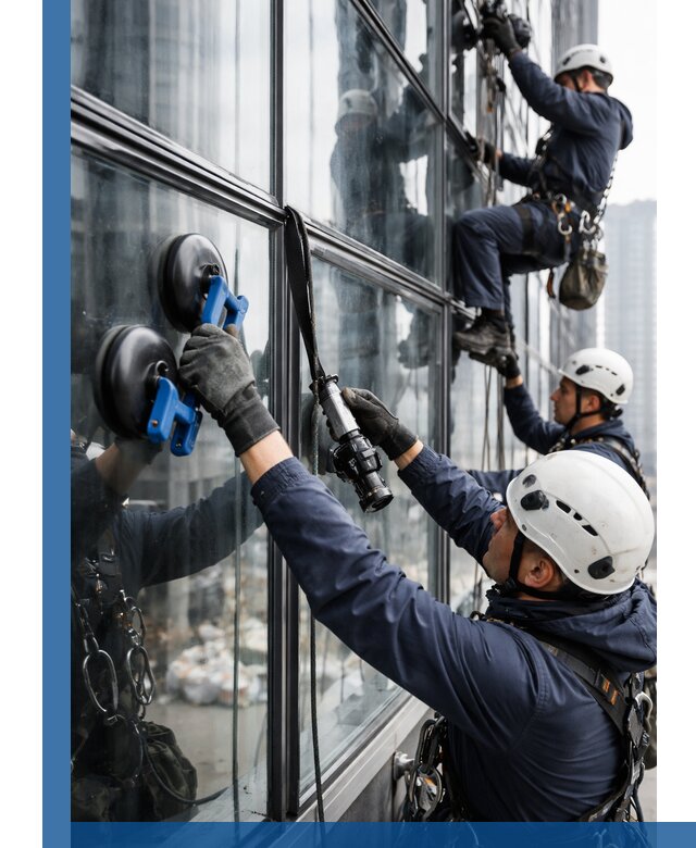 Радиусное остекление фасадов под ключ в Краснодаре с гарантиями