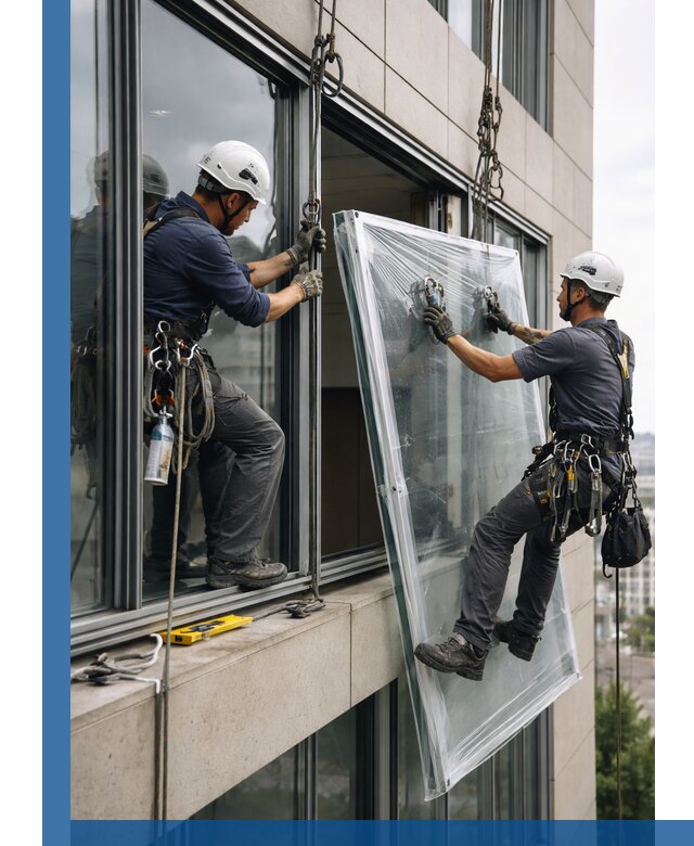 Профессиональная замена стекла в витраже в Краснодаре с гарантией