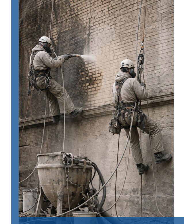 Пескоструйная очистка фасадов в Краснодаре профессионально