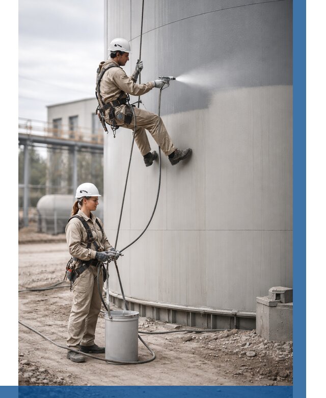 Покраска резервуаров в Краснодаре от 1238 р. | ВЫСОТНИК-Ксд — заказать