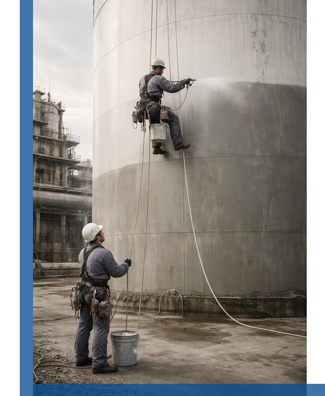 Покраска стальных резервуаров и емкостей в Краснодаре профессионально