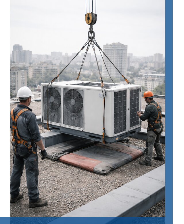 Подъем груза на крышу в Краснодаре от 5160 р. | ВЫСОТНИК-Ксд заказать