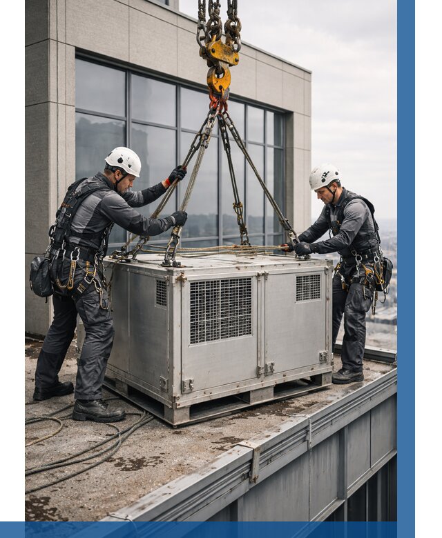 Такелажные работы на высоте в Краснодаре от 8255 р. | ВЫСОТНИК-Ксд