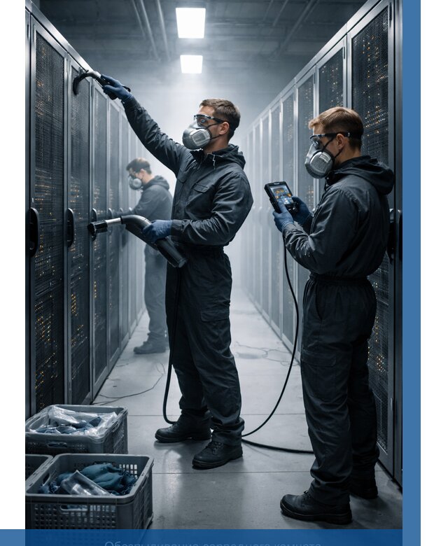 Обеспыливание серверной комнаты в Краснодаре от 4644 р. | ВЫСОТНИК-Ксд