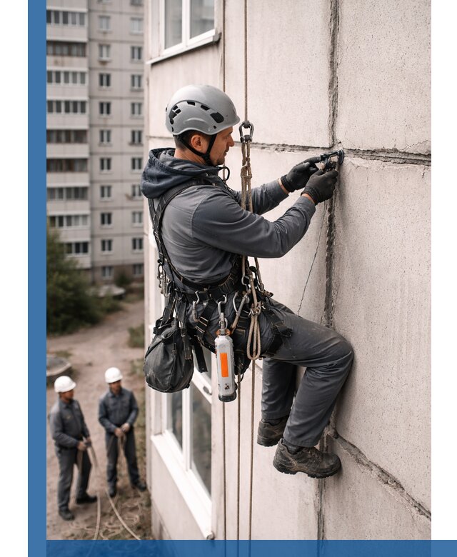 Обследование межпанельных швов и герметизация в Краснодаре