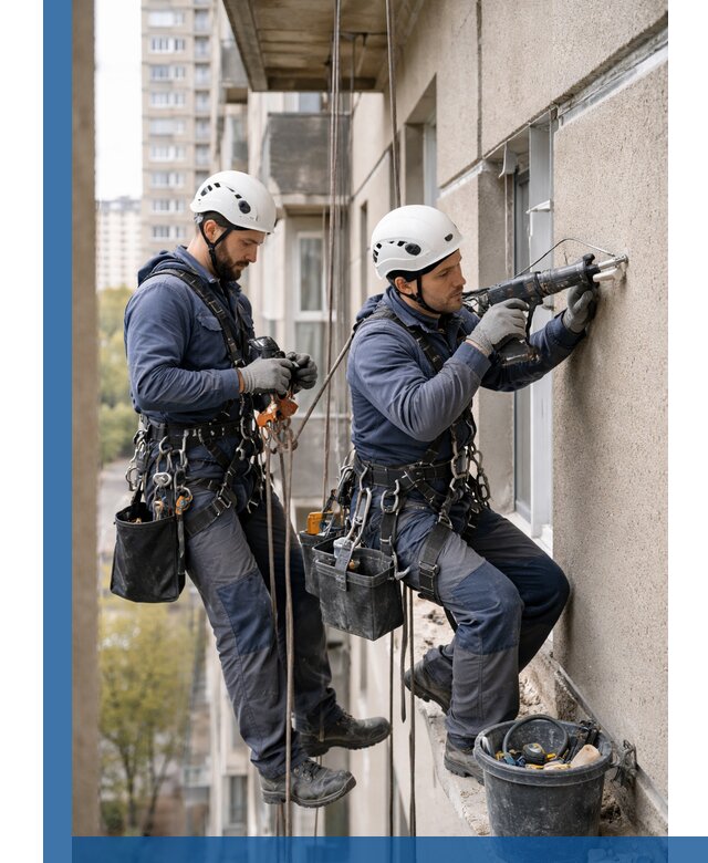 Промышленные альпинисты высотные работы и монтаж в Краснодаре